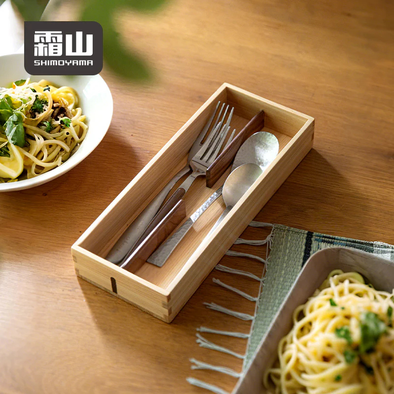 Shimoyama Hinoki & Walnut Tableware Box - Image 5