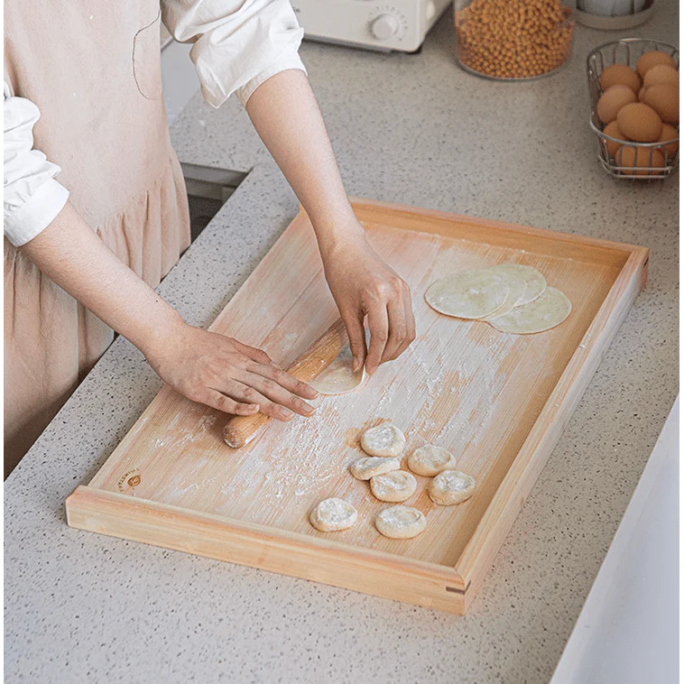 Shimoyama Hinoki Pastry Board 45 x 35 x 4cm - Image 2