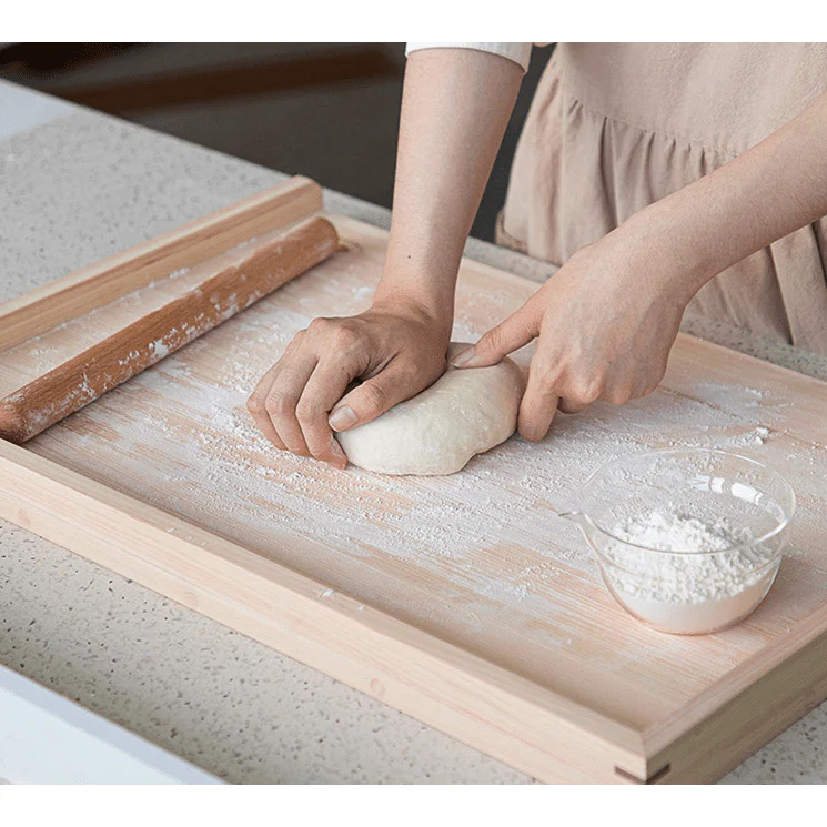 Shimoyama Hinoki Pastry Board 45 x 35 x 4cm - Image 3
