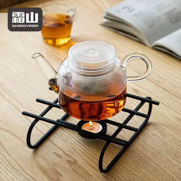 Shimoyama Iron Tea Pot Warmer Holder Stand - Image 4