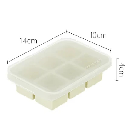 Shimoyama Large Silicone Ice Tray - 6 Grids - Image 4