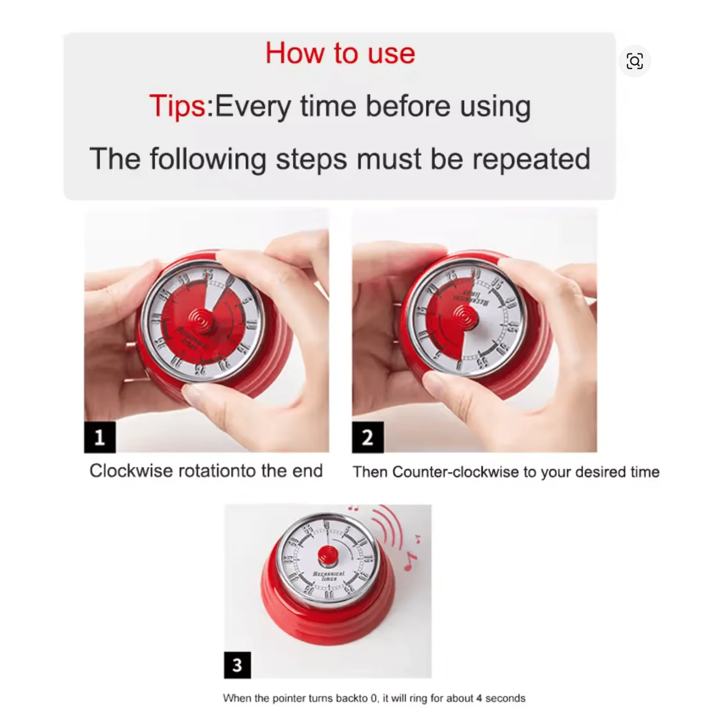 Shimoyama Magnetic Mechanical Timer - Image 14