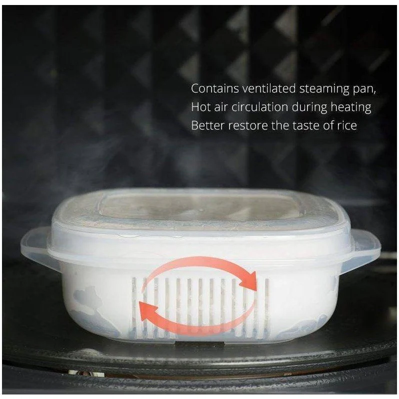 Shimoyama Rice Microwave Steamer 400ml - Image 4