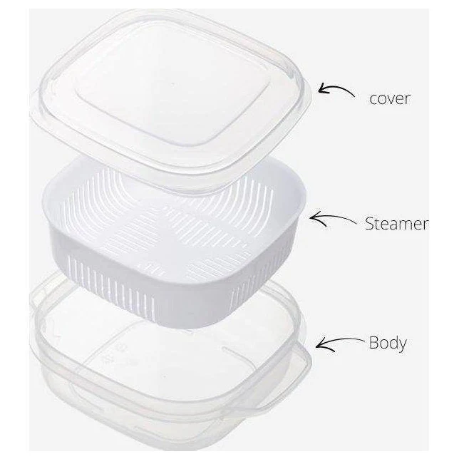 Shimoyama Rice Microwave Steamer 400ml - Image 9