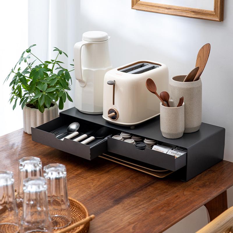 Shimoyama Monitor Stand With Drawers - 50cm - Image 13
