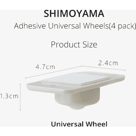 Shimoyama Multi-functional Ball Transfer Universal Wheel 4pcs - Image 3