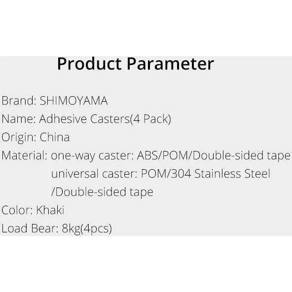Shimoyama Multi-Functional Wheels 4 Pcs - Image 7