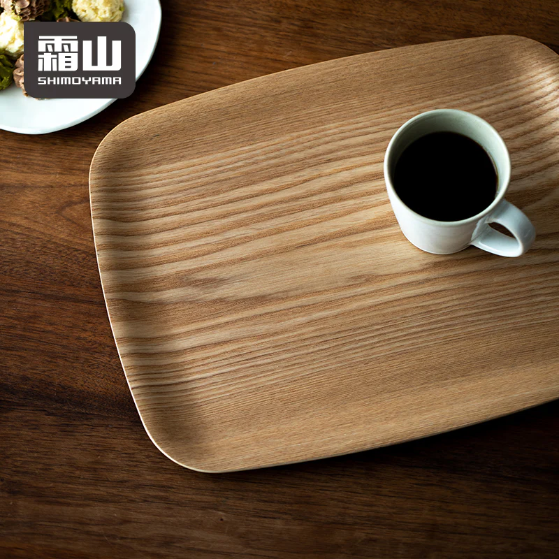 Shimoyama Non-slip Ashwood Tray - 36x28cm - Image 5