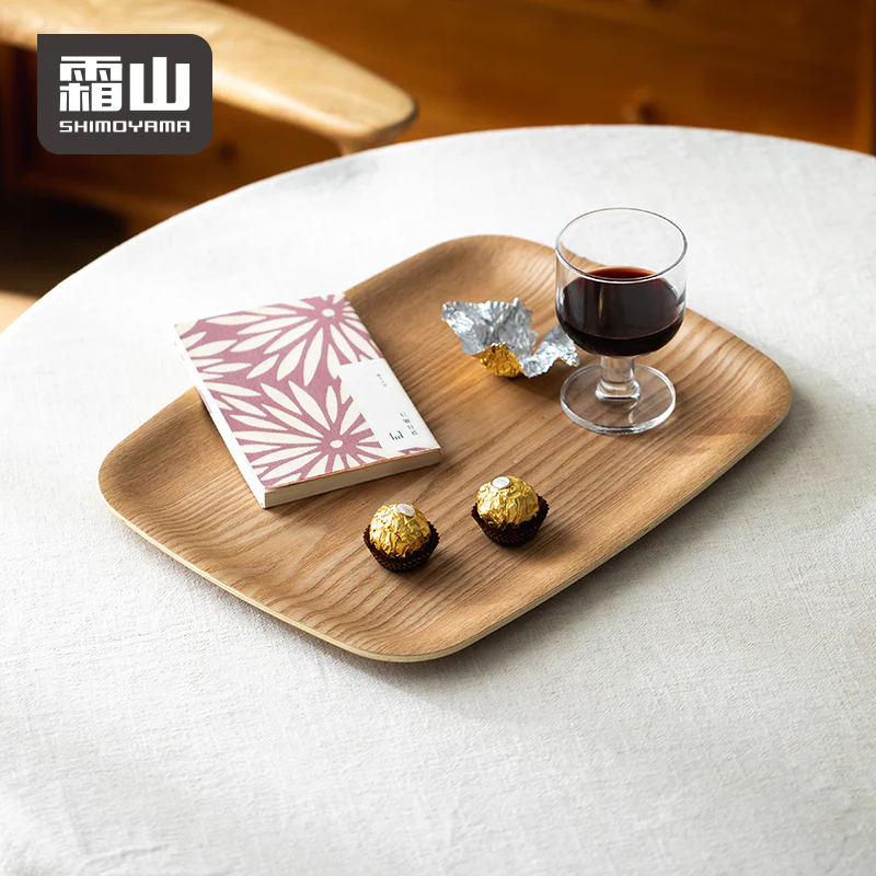 Shimoyama Non-slip Ashwood Tray - 36x28cm - Image 6