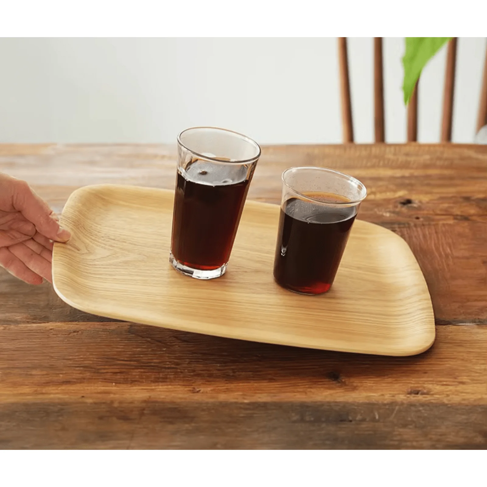 Shimoyama Non-slip Ashwood Tray - 36x28cm - Image 8