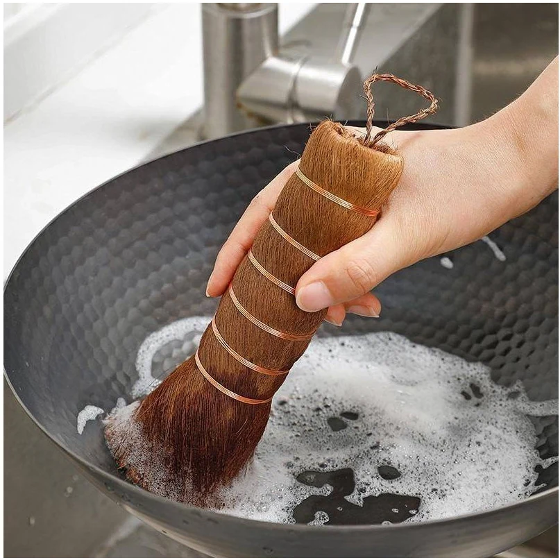 Shimoyama Palm Cleaning Pot Brush - Image 6