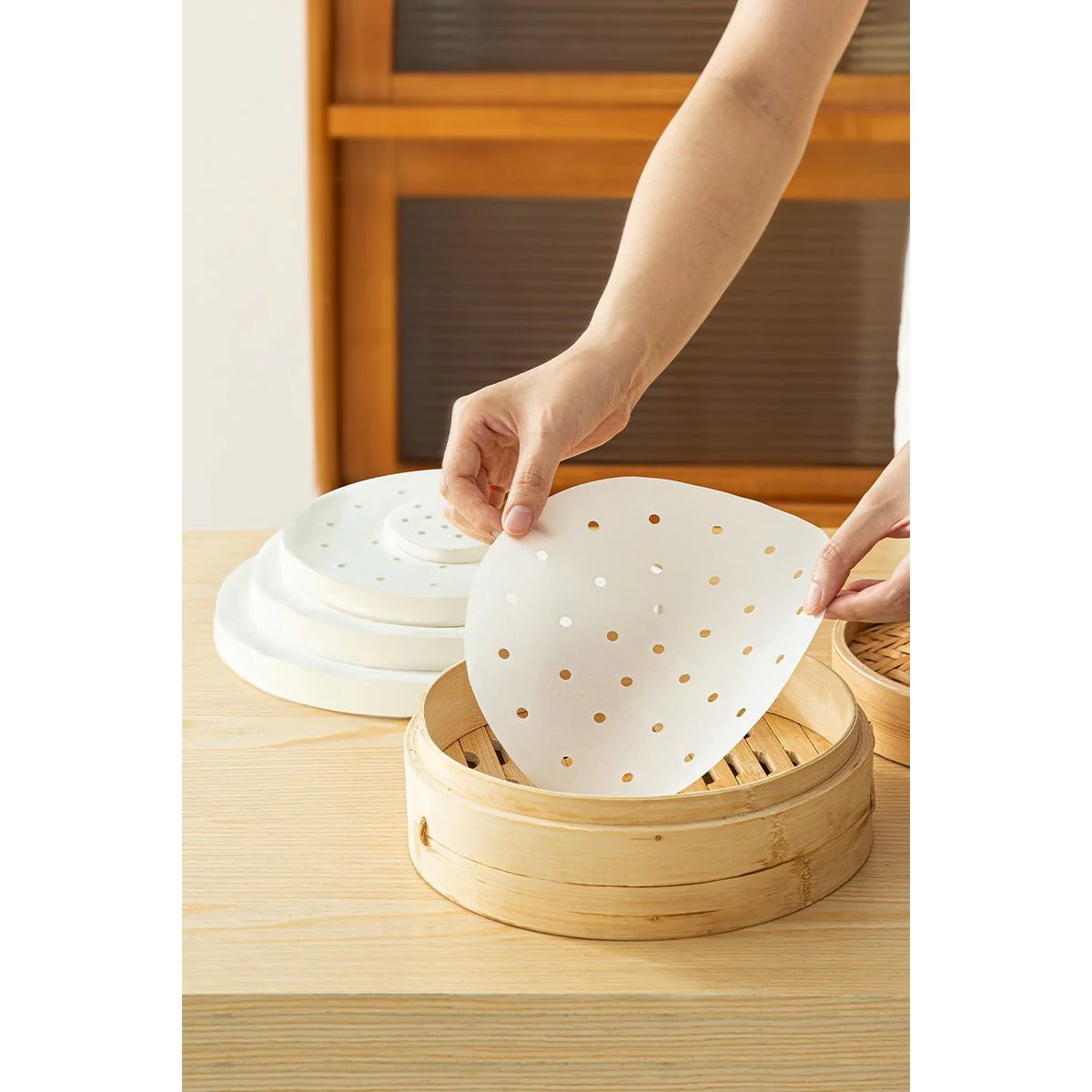 Shimoyama Parchment Steamer Liners 20cm 100P - Image 2
