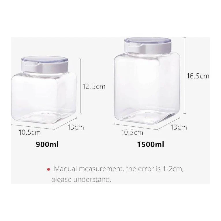 Shimoyama Plastic Storage Jar  1500ml - Image 9