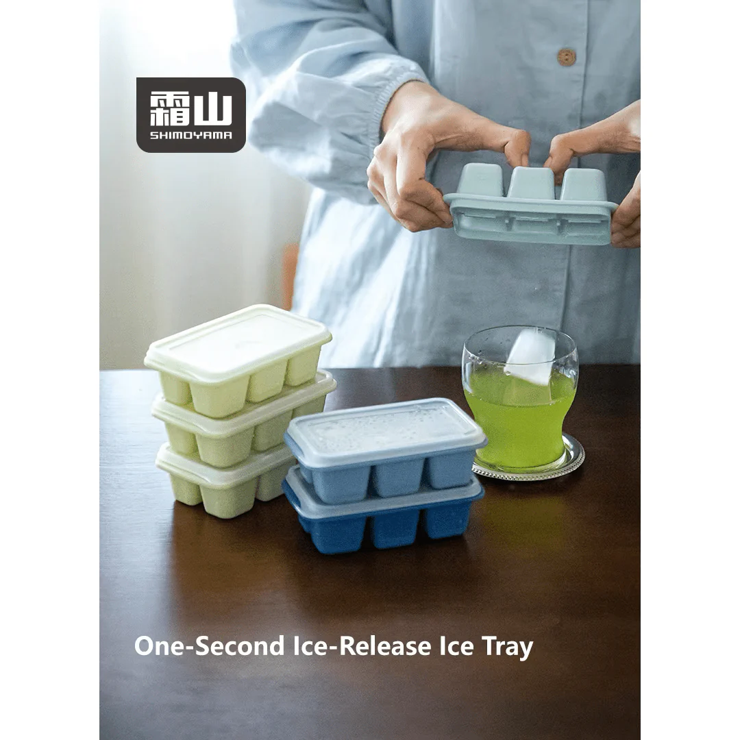 Shimoyama Easy Release Ice Cube Mould Tray 3P - Image 14