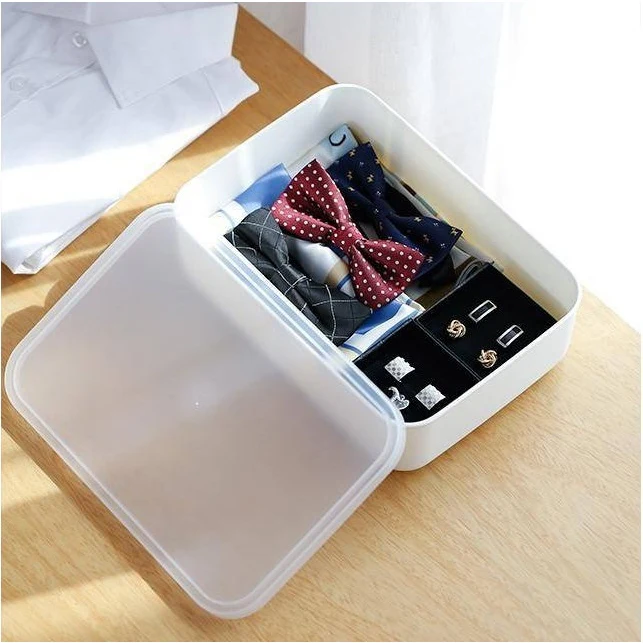 Shimoyama Small Shallow Storage Box White - Image 7