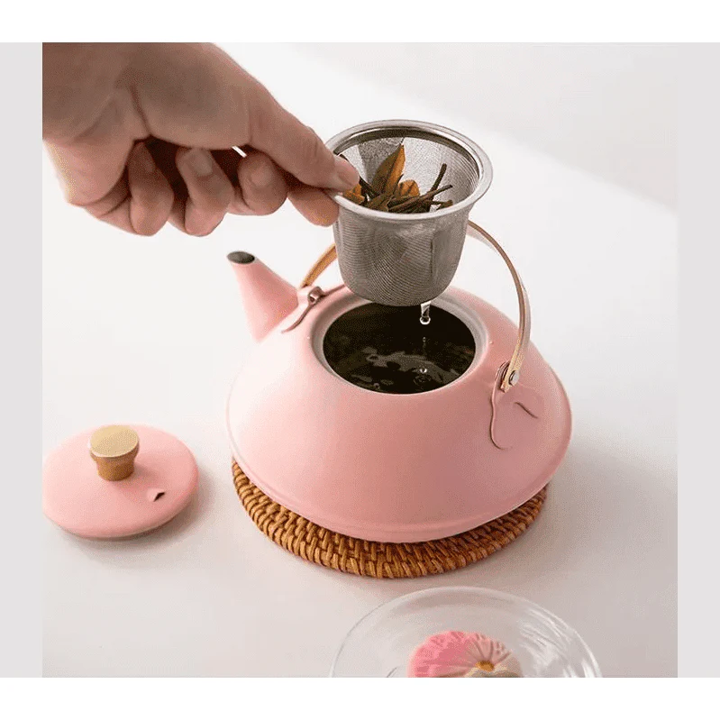Shimoyama Stainless Kyusu Teapot 0.6L - Image 7