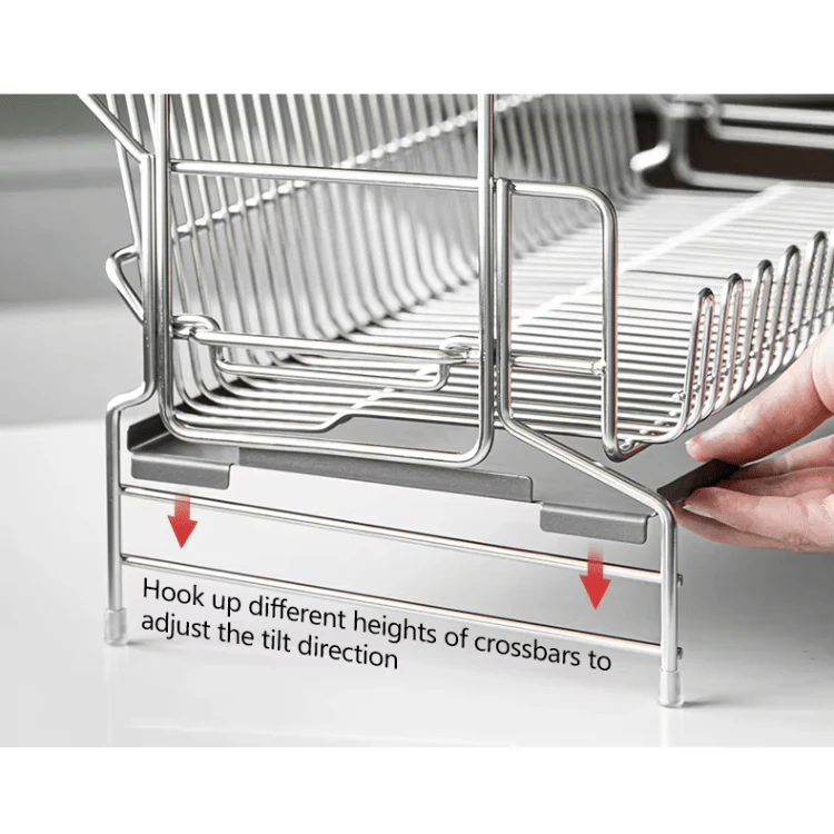 Shimoyama Stainless Steel 2 Tier Drain Rack - Image 8