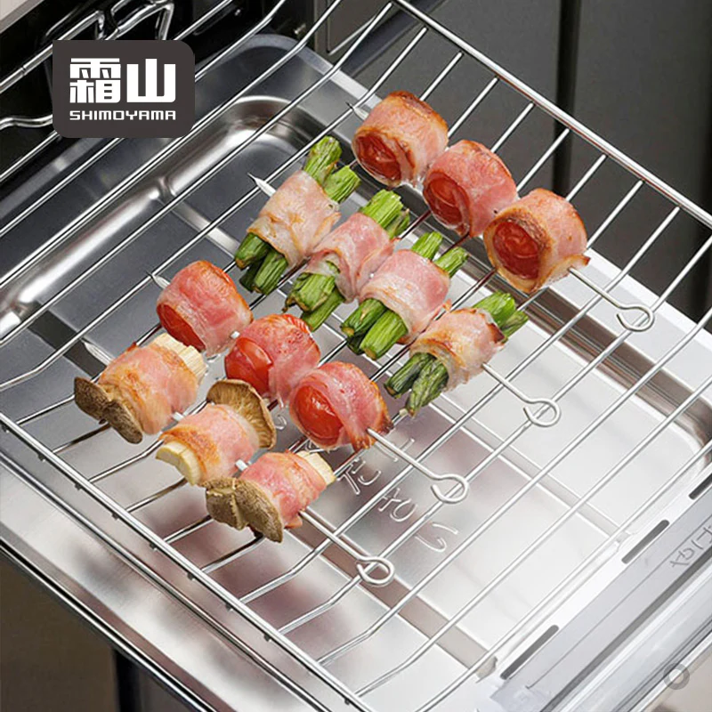 Shimoyama Stainless Steel Barbecue Skewer - 15cm - 10P - Image 5