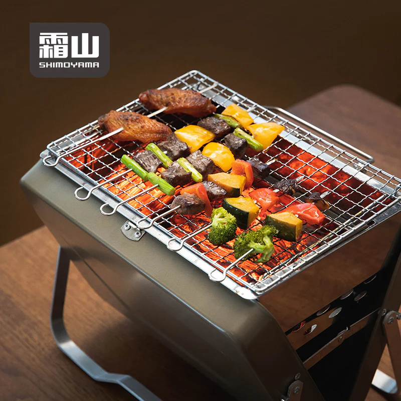 Shimoyama Stainless Steel Barbecue Skewer - 15cm - 10P - Image 4