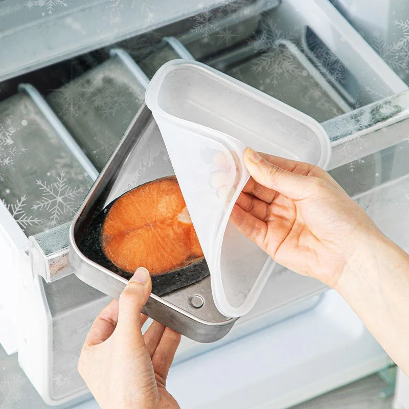 Shimoyama Stainless Steel Food Storage Box - Deep M - 1800ml - Image 5