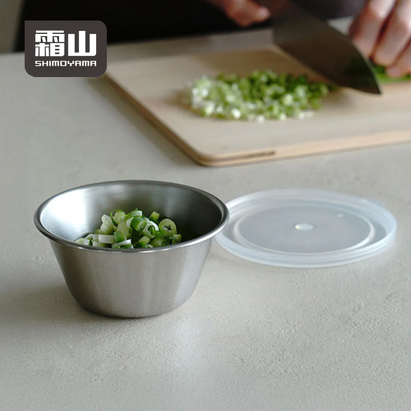 Shimoyama Stainless Steel Food Storage Box - Round - 250ml - Image 2