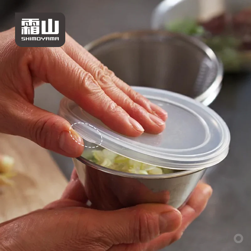 Shimoyama Stainless Steel Food Storage Box - Round - 250ml - Image 5