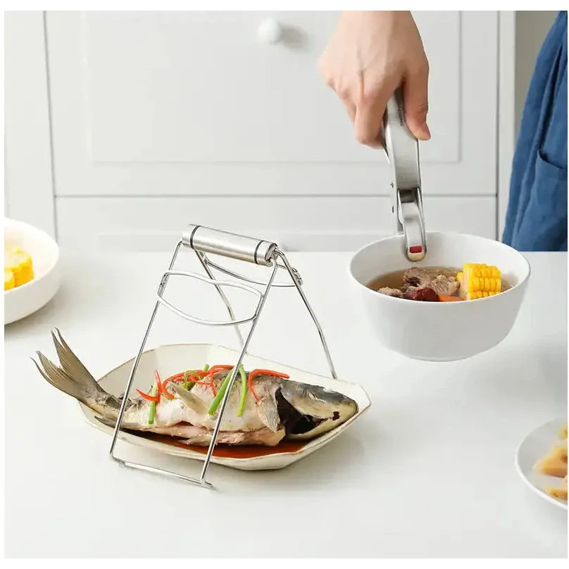 Shimoyama Stainless Steel Hot Plate Grip Handle - Image 2