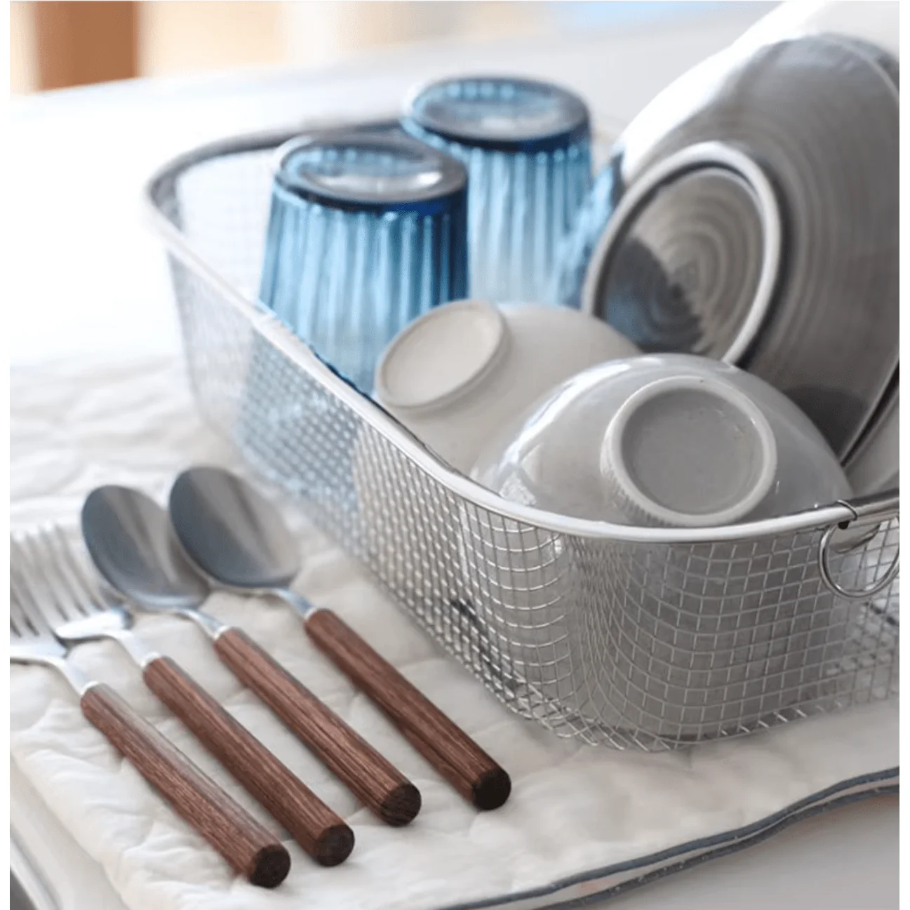Shimoyama Stainless Steel Rectangle Mesh Basket - Image 10