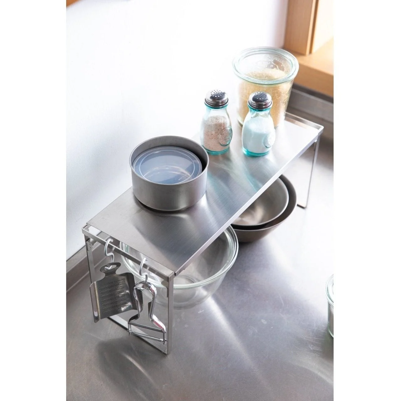 Shimoyama Stainless Steel Telescopic Storage Rack Shelf - Image 5