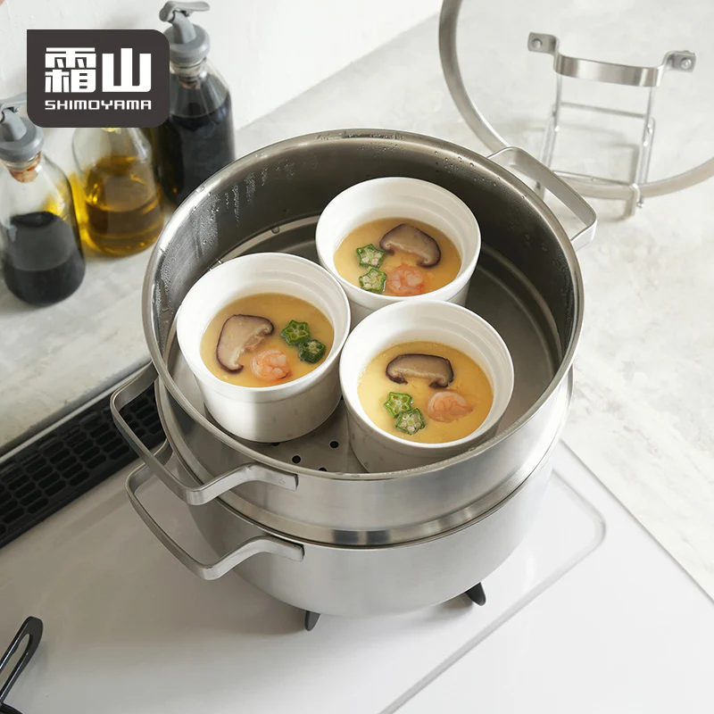 Shimoyama Stainless Steel Steamer - 24cm - Image 2