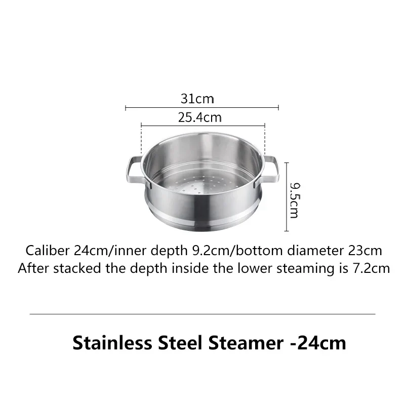 Shimoyama Stainless Steel Steamer - 24cm - Image 3