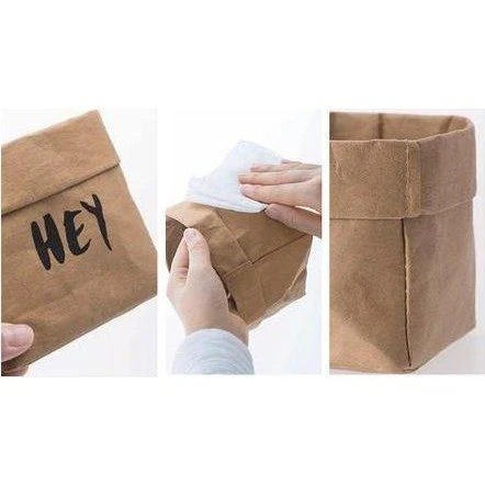 Shimoyama Washable Kraft Paper Bag-S - Image 2