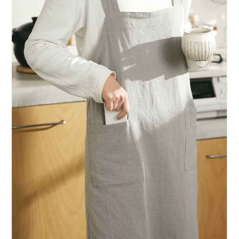 Shimoyama Washed Cotton Apron - Image 9