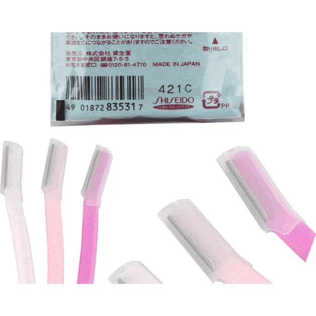 SHISEIDO Prepare Eyebrow Safety Razor (Large) - 3 Pack - Image 2