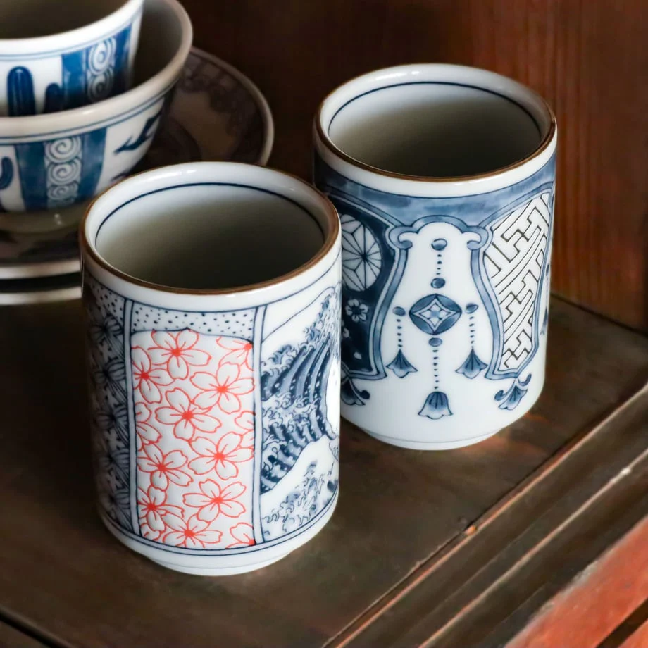 Shonzui Yoraku Motif  Sushi Teacup 280ml - Image 5