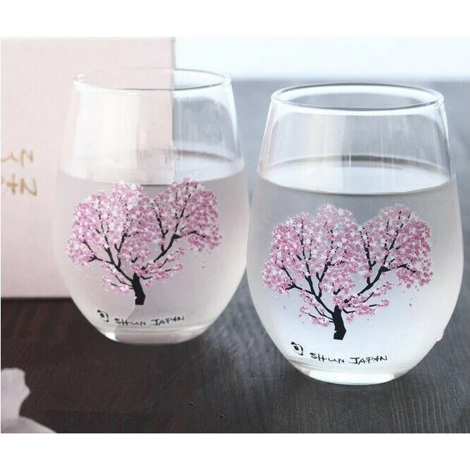 Marumo Takagi Pottery Sakara Colour Changing Rounded Glass 2pc Set - Image 8