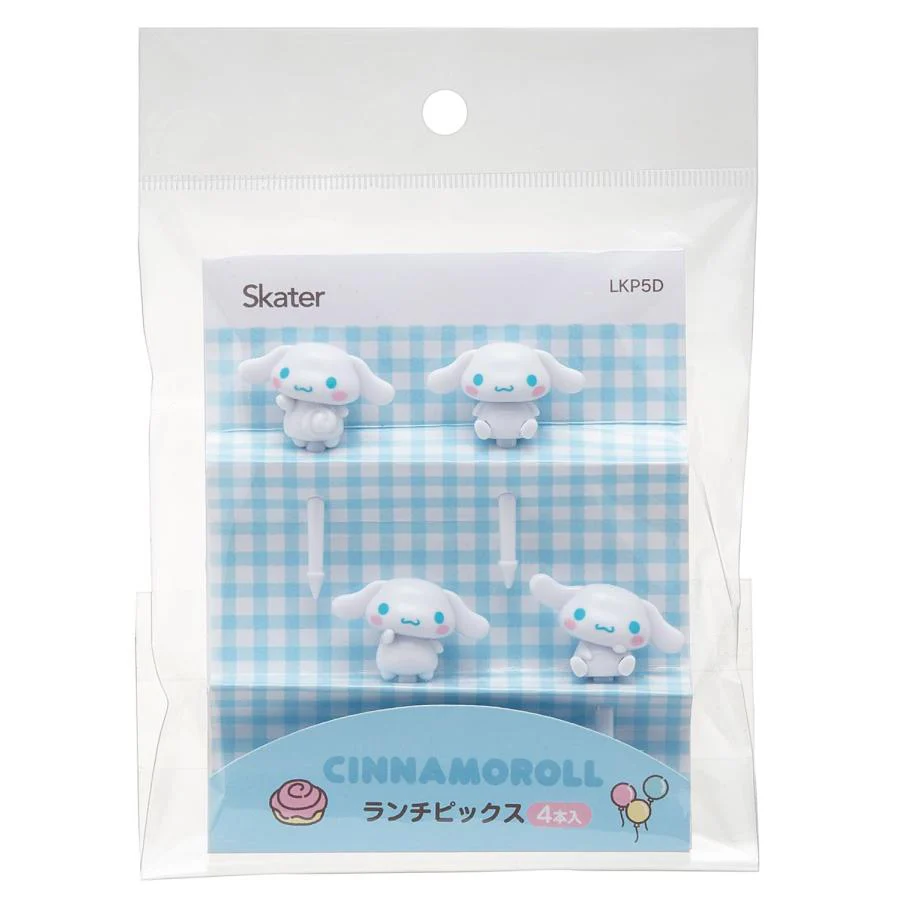 Skater Cinnamoroll Food Pick 4pcs - Image 3