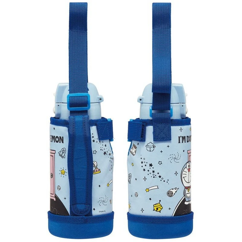 Skater Doraemon in Space Insulated Drink Bottle W/Cover 600ml - Image 3