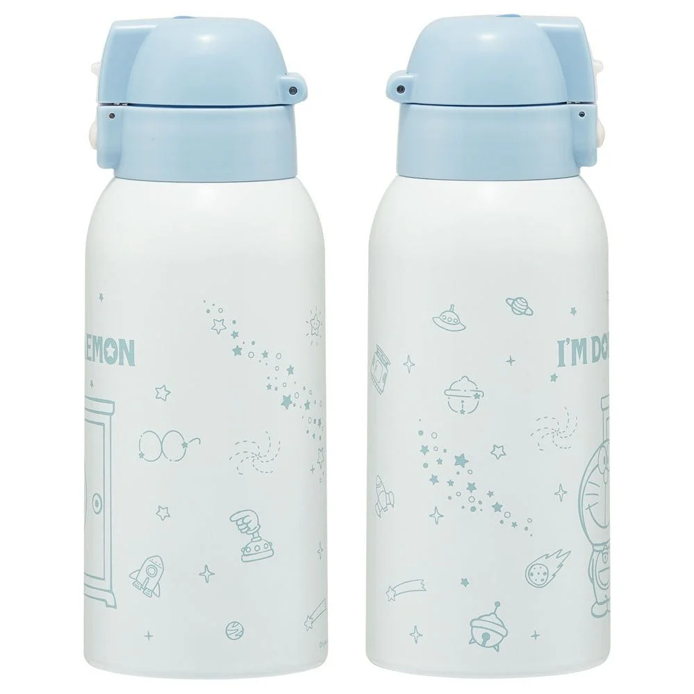 Skater Doraemon in Space Insulated Drink Bottle W/Cover 600ml - Image 5