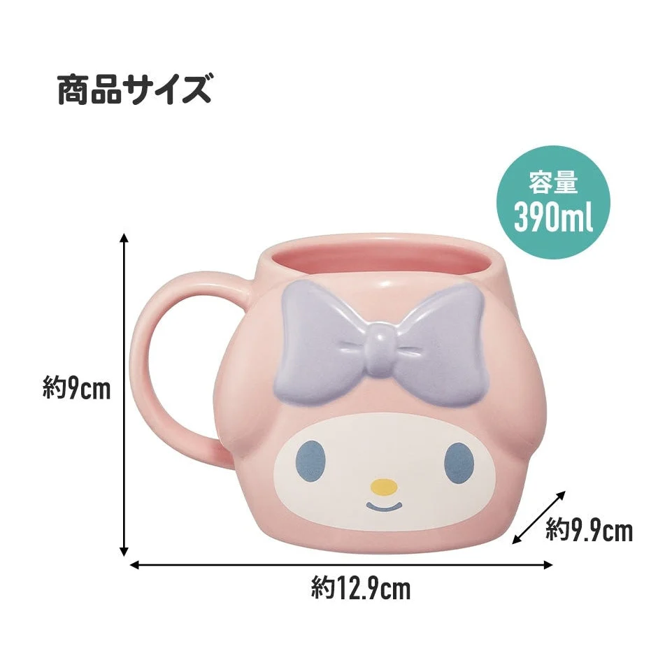 Skater Hello Kitty Ceramic Mug Cup 390ml - Image 5