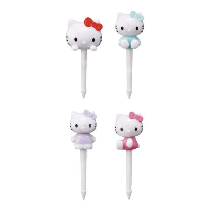 Skater Hello Kitty Food Pick 4pcs