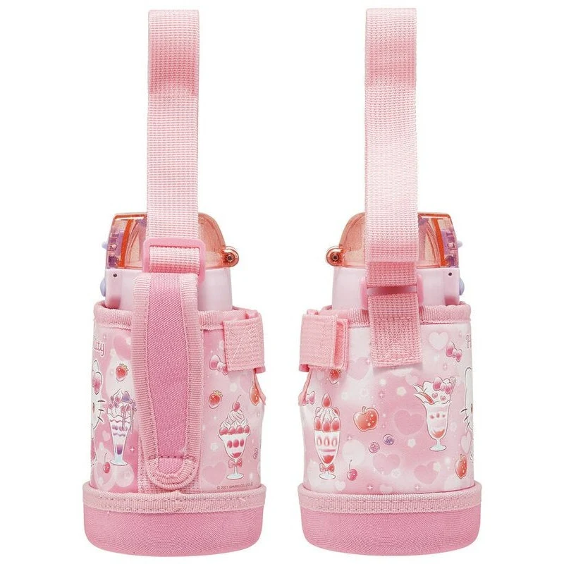 Skater Hello Kitty Insulated Drink Bottle W/Cover 400ml - Image 4