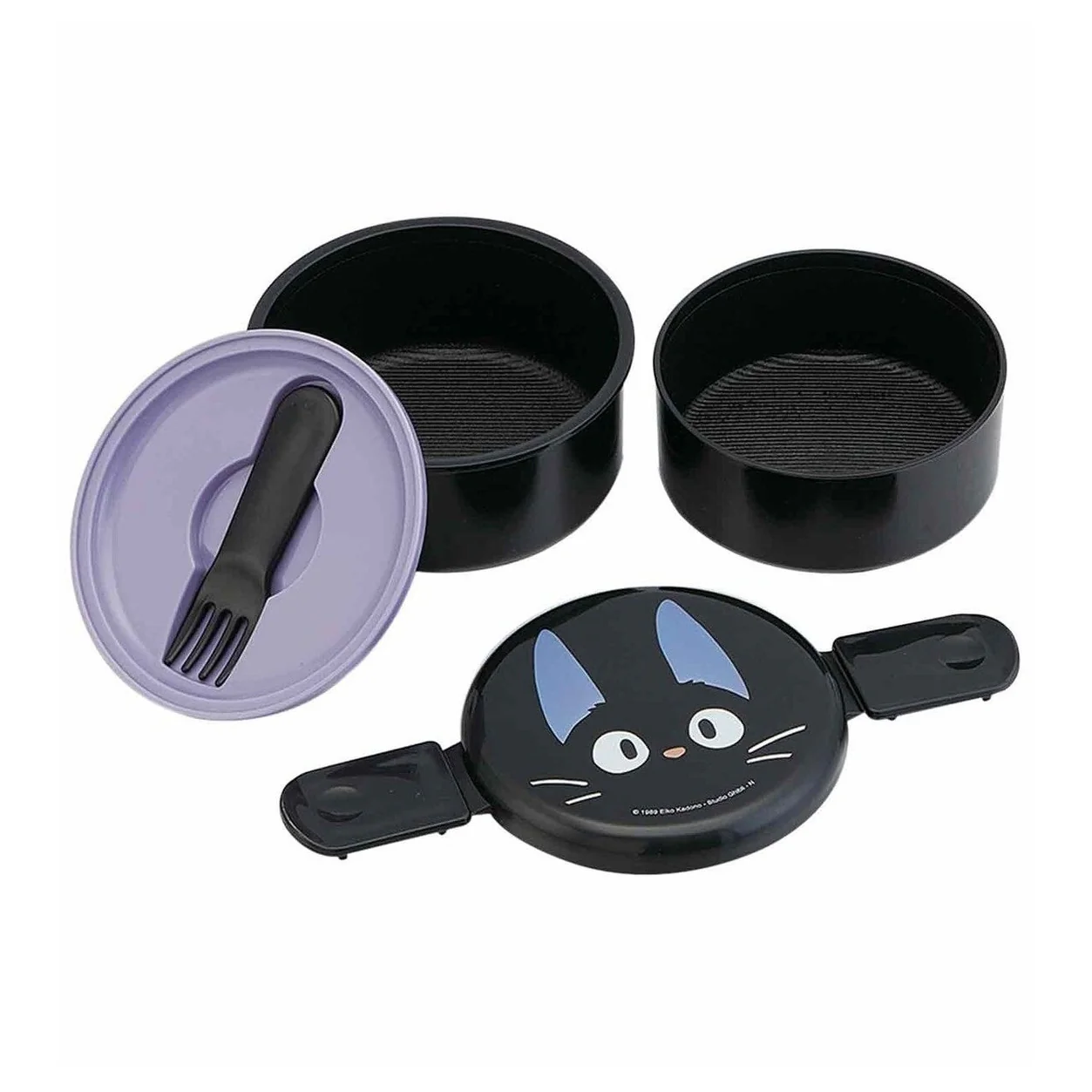 Skater Kiki's Delivery Service Jiji Round 2 Tier Lunch Box 500ml - Image 2