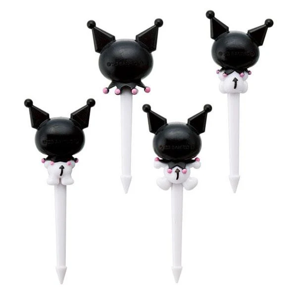 Skater Kuromi Food Pick 4pcs - Image 2