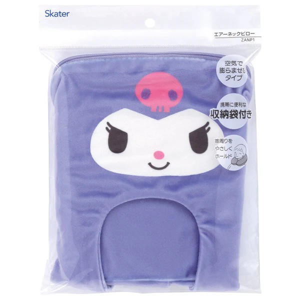 Skater Kuromi Inflatable Neck Pillow - Image 3