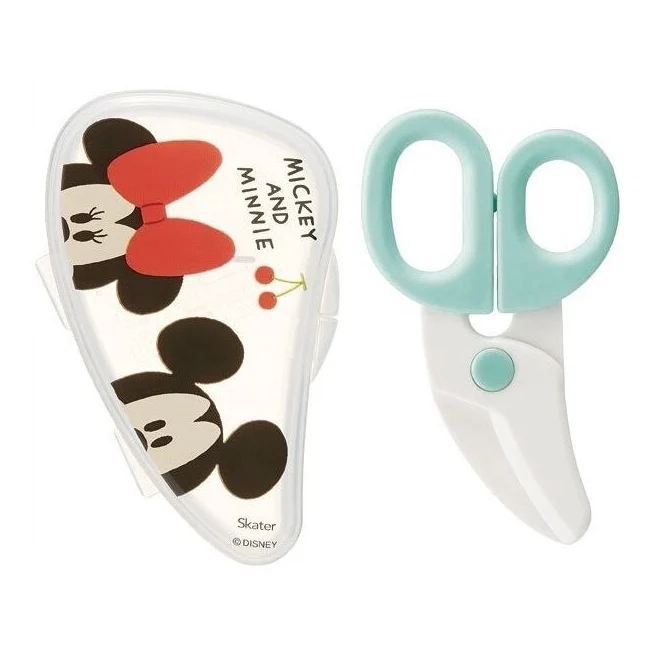 Skater Mickey Mouse Baby Food Scissors