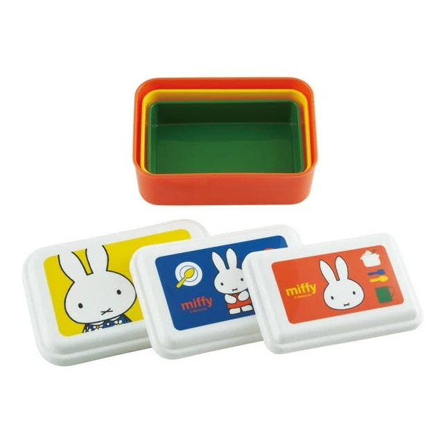 Skater Miffy Sealed Lunch Box Set 3pcs - Image 2