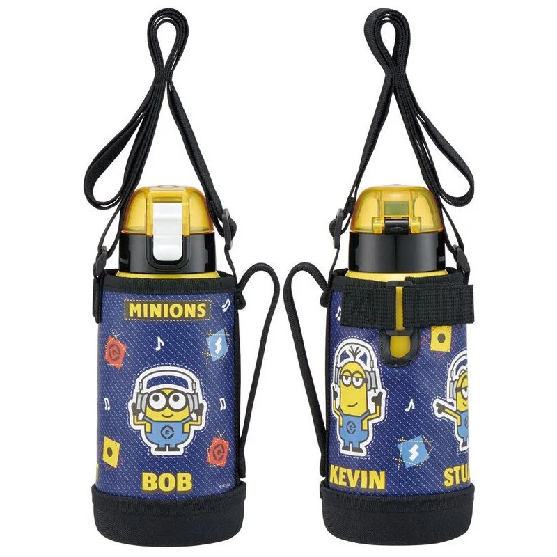 Skater Minion Insulated Drink Bottle W/Cover 600ml - Image 3