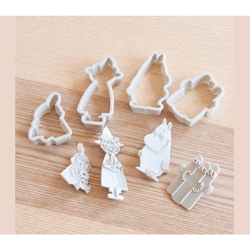 Skater Moomin Cookie Stamp 4P - Image 2
