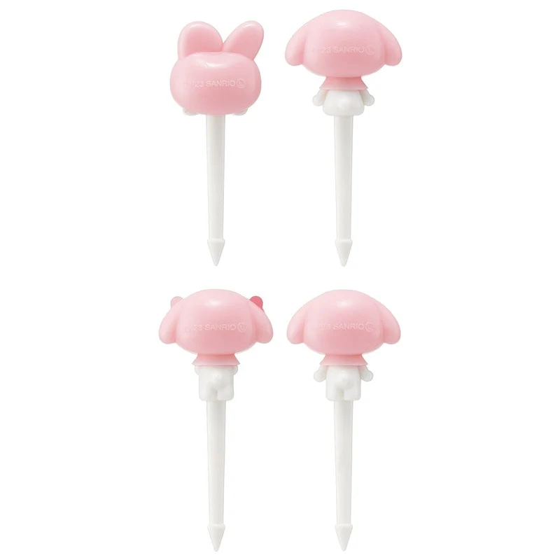 Skater My Melody Food Pick 4pcs - Image 2